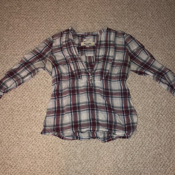 plaid blouse from Abercrombie - Picture 1 of 3